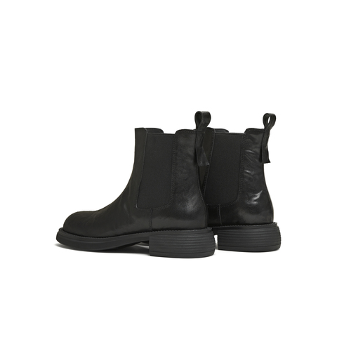 天美意2025冬新款厚底英伦复古百搭短靴女切尔西靴KQX22DD5