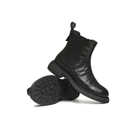 天美意2025冬新款厚底英伦复古百搭短靴女切尔西靴KQX22DD5