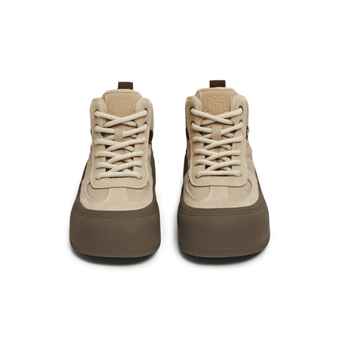 天美意2025冬新款商场同款运动休闲时尚百搭保暖女板鞋CDR40DD5