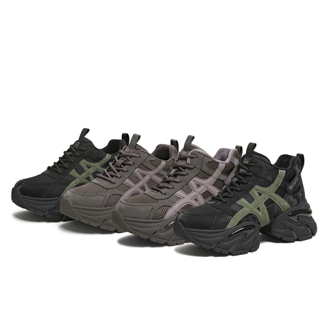 天美意2025冬新款厚底休闲百搭系带运动户外女老爹鞋KD130DD5