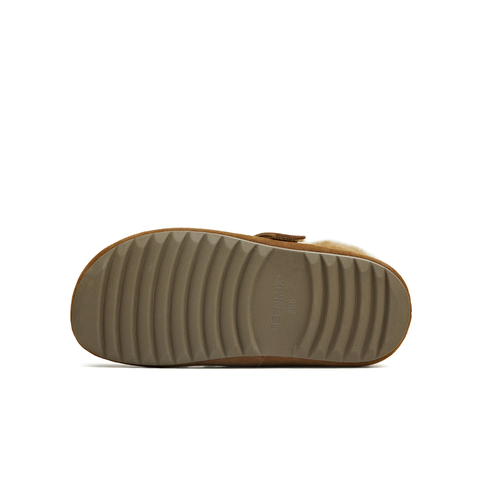 天美意2025冬新款商场同款厚底舒适保暖毛绒女乐福鞋BM161DA5