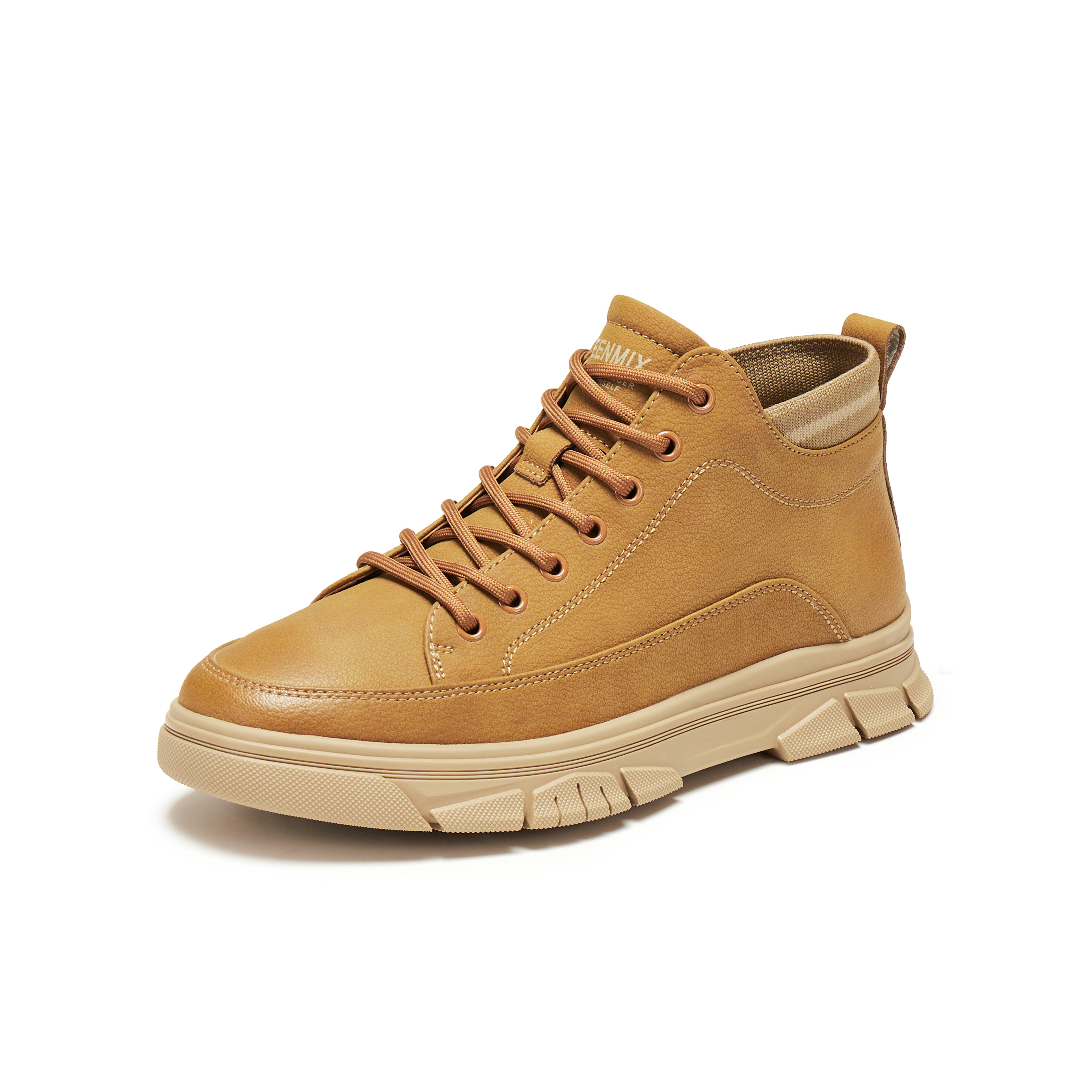 天美意2025冬新款商场同款厚底帅气百搭工装鞋男休闲鞋3XW01DD5