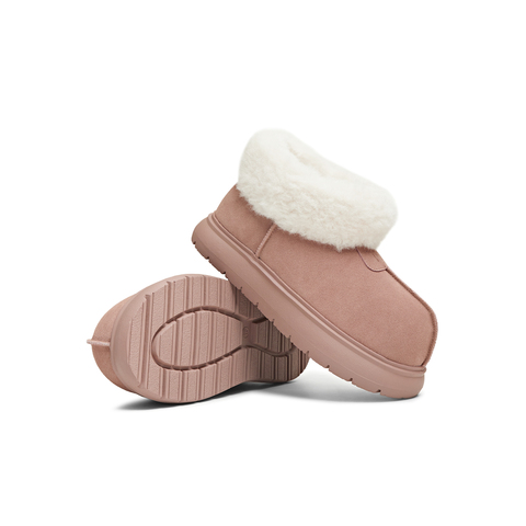 天美意2025冬新款商场同款厚底保暖棉鞋短靴女雪地靴BK762DD5