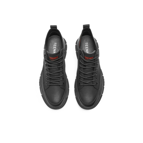 天美意2025冬新款商场同款厚底帅气百搭工装鞋男休闲鞋3XW01DD5