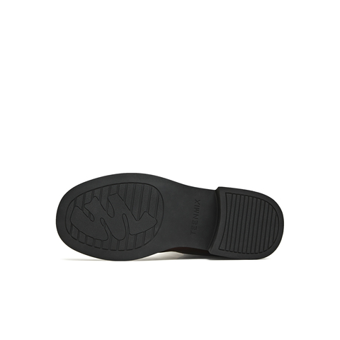 天美意2025冬新款厚底OL通勤简约短靴女时装靴CCH41DD5