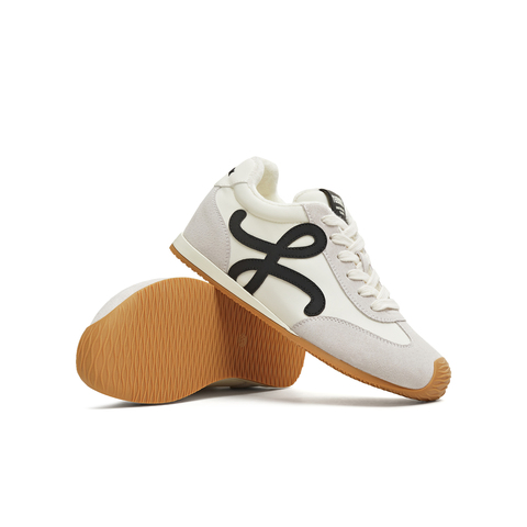 天美意2025冬新款潮流运动休闲百搭复古德训鞋女阿甘鞋KG126DM5