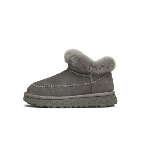 天美意2025冬新款厚底简约加绒雪地靴保暖休闲百搭女靴KXD66DD5