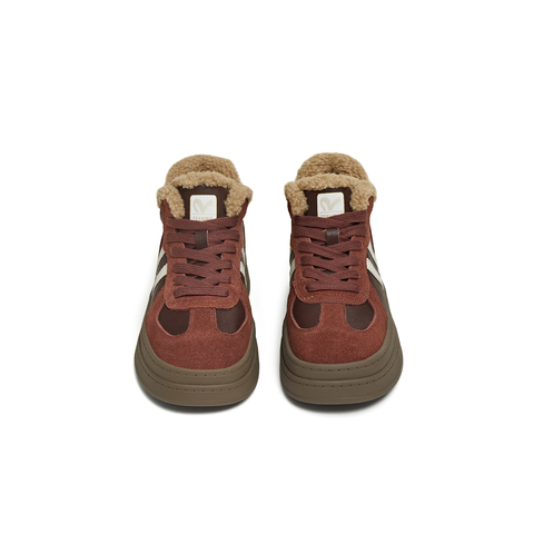 天美意2025冬新款商场同款厚底百搭保暖女阿甘德训鞋BJ542DD5