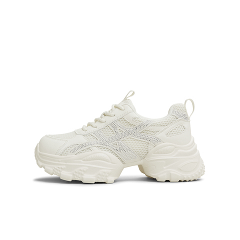 天美意2025秋新款机能风简约厚底休闲鞋女老爹鞋KD135CM5