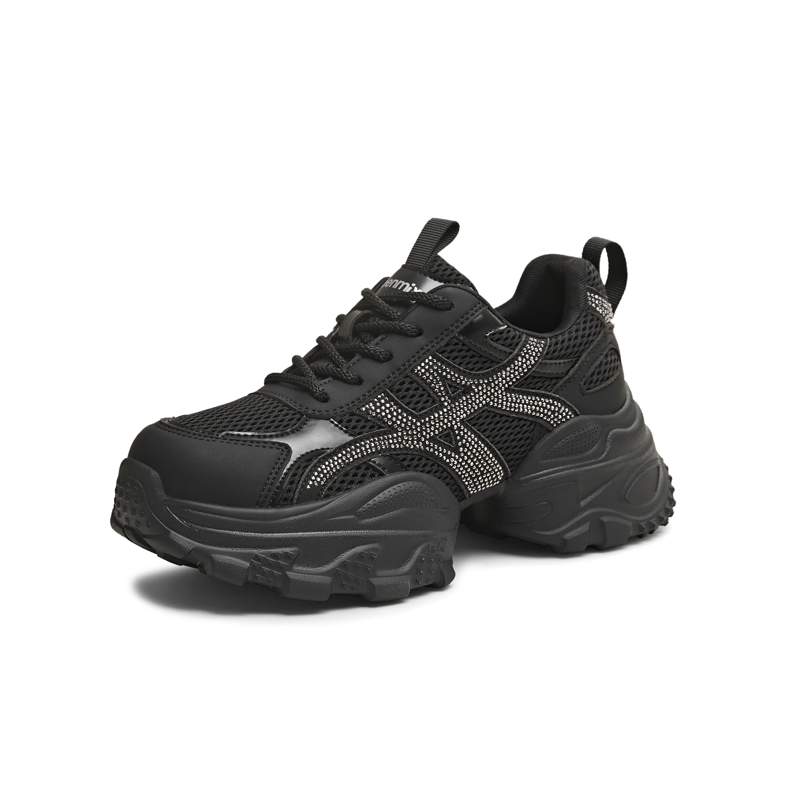 天美意2025秋新款机能风简约厚底休闲鞋女老爹鞋KD135CM5