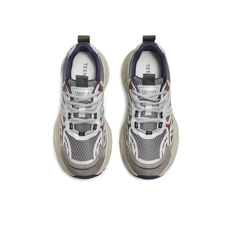 天美意2025秋新款休闲系带厚底百搭运动户外女老爹鞋KD113CM5