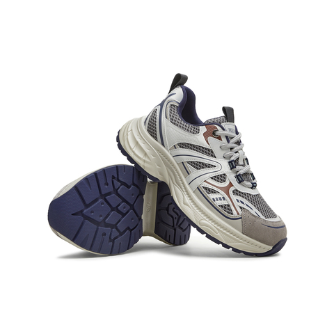 天美意2025秋新款休闲系带厚底百搭运动户外女老爹鞋KD113CM5