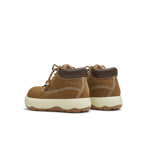 天美意2025冬新款丑萌复古系带马丁靴百搭短靴女大头靴KDX13DD5