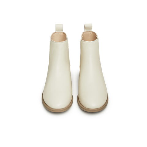 天美意2025冬新款优雅复古切尔西靴气质通勤百搭女短靴CSV43DD5