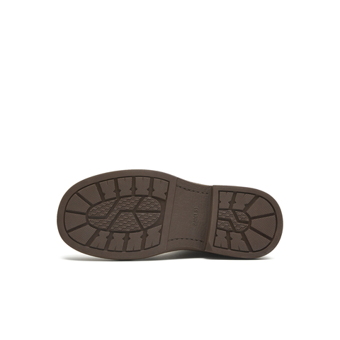 天美意2025冬新款纯色复古百搭后拉链短靴显瘦女时装靴KNZ13DD5