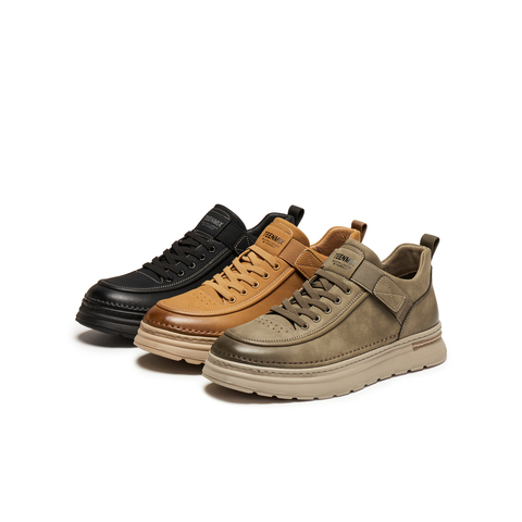 天美意2025冬新款复古百搭户外休闲运动潮流男工装鞋GZX06DM5