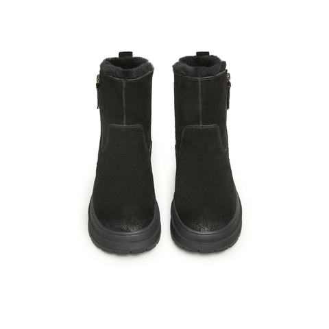 天美意2025冬新款经典复古加绒雪地靴保暖休闲百搭女靴NXD62DD5