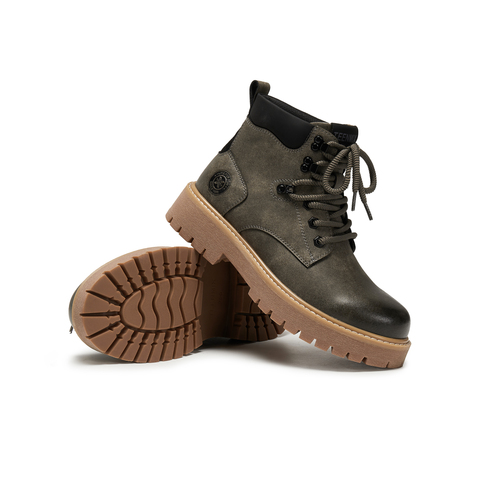 天美意2025冬新款商场同款复古百搭户外短靴男马丁靴3XQ01DD5