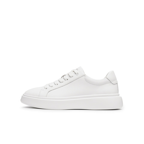 天美意2025秋新款休闲板鞋时尚百搭潮流户外男小白鞋XBX25CM5