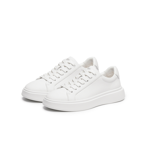 天美意2025秋新款休闲板鞋时尚百搭潮流户外男小白鞋XBX25CM5