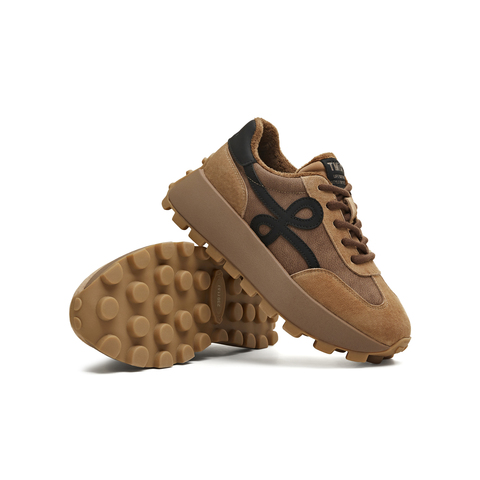 天美意2025冬新款运动百搭保暖女阿甘德训鞋KG009DM5