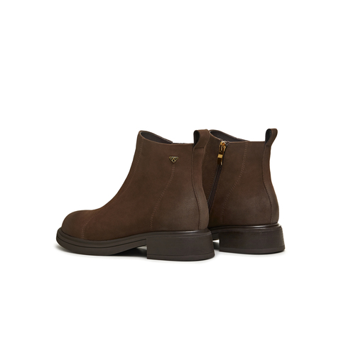 天美意2025冬新款商场同款厚底复古百搭短靴女时装靴BL661DD5