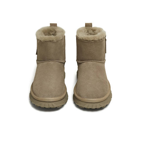 天美意2025冬新款厚底休闲加绒保暖百搭短靴女雪地靴KXD72DZ5