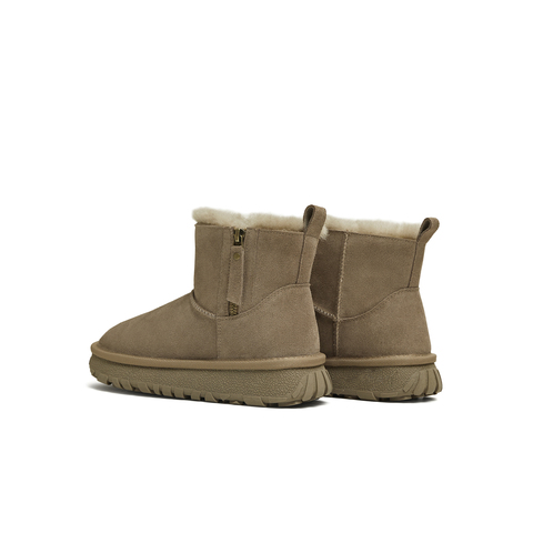 天美意2025冬新款厚底休闲加绒保暖百搭短靴女雪地靴KXD72DZ5