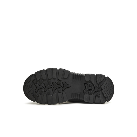 天美意2025冬新款商场同款纯色系带户外短靴男马丁靴DED11DD5