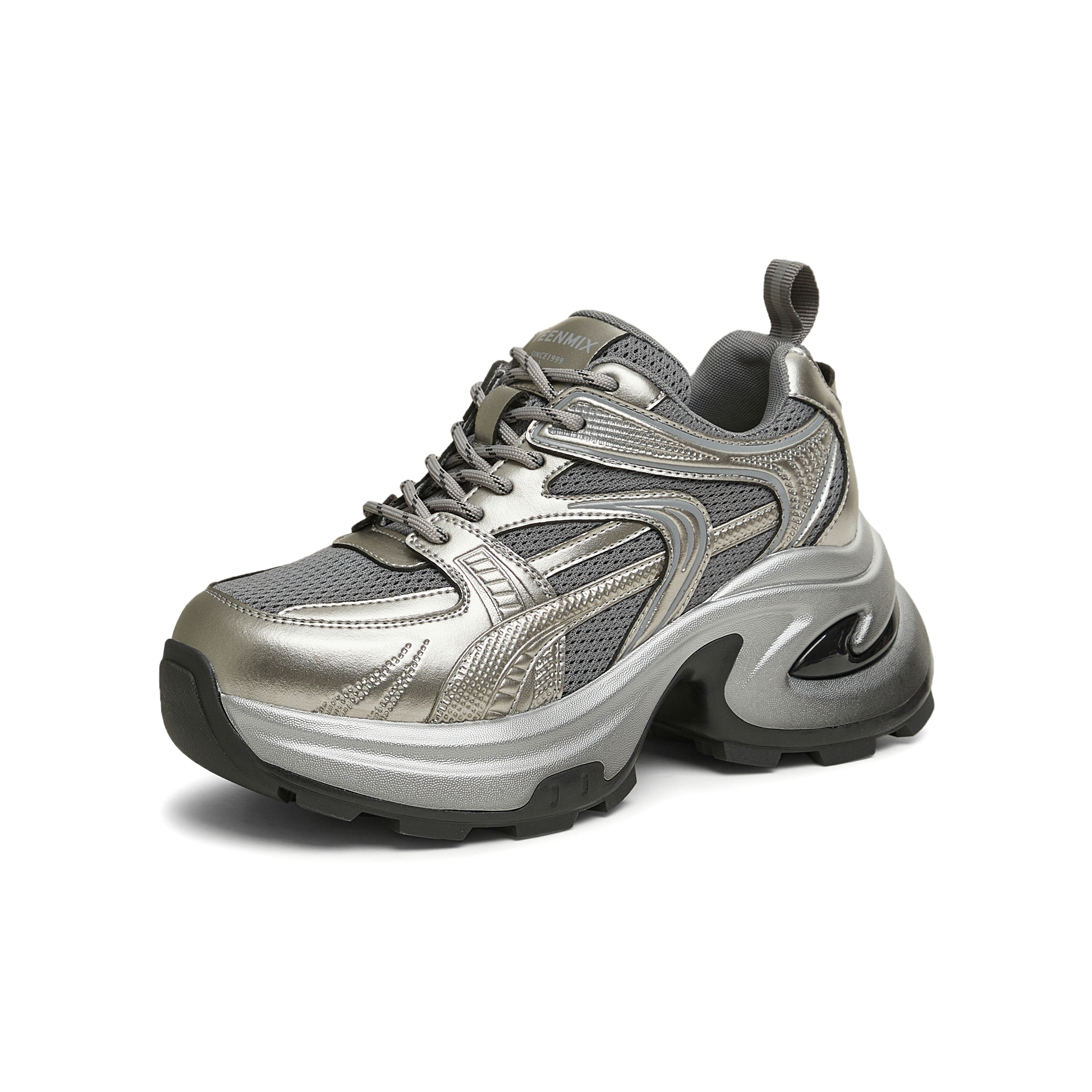 天美意2025春新款商场同款休闲系带百搭运动女老爹BK321AM5