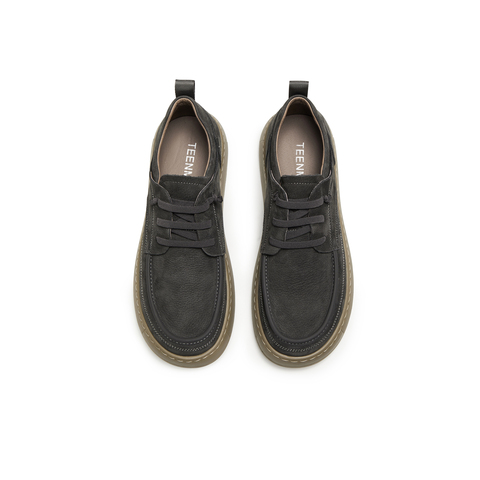 天美意2025冬新款复古百搭休闲运动潮流纯色男勃肯鞋BKX32DM5