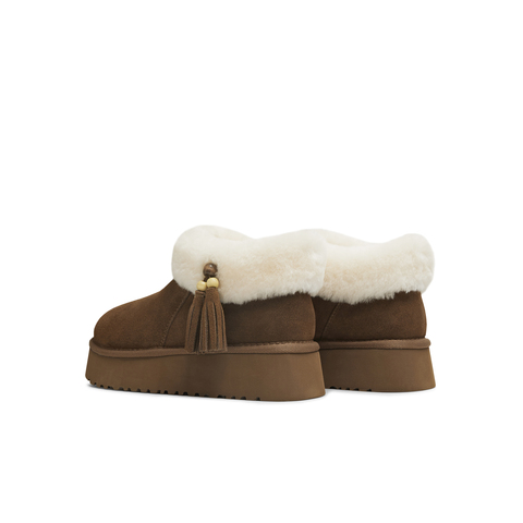 天美意2025冬新款商场同款厚底保暖户外棉鞋女雪地靴CBF42DD5