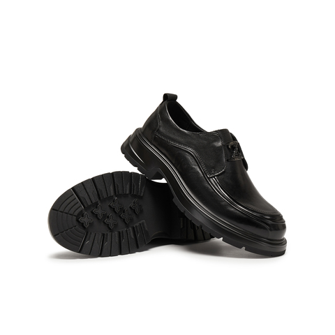 天美意2025冬新款商场同款一脚蹬上班通勤男正装皮鞋3XC01DM5