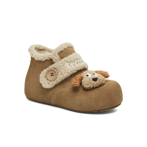 天美意2025冬新款商场同款舒适保暖毛绒勃肯鞋女雪地靴BM142DD5