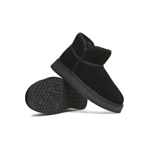 天美意2025冬新款厚底休闲保暖百搭短靴女雪地靴KXD58DD5