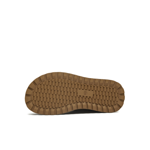 天美意2025冬新款复古纯色圆头厚底百搭潮流女时装靴KNZ28DD5