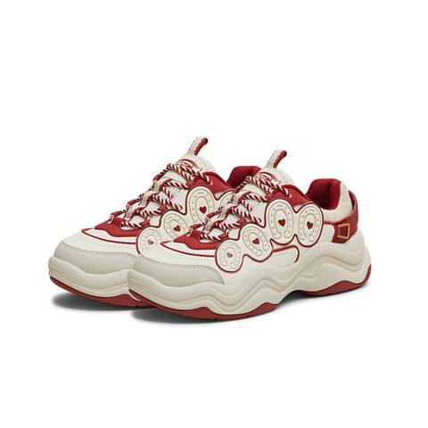 天美意2026春新款商场同款系带纯色休闲运动百搭女老爹鞋CDG21AM6