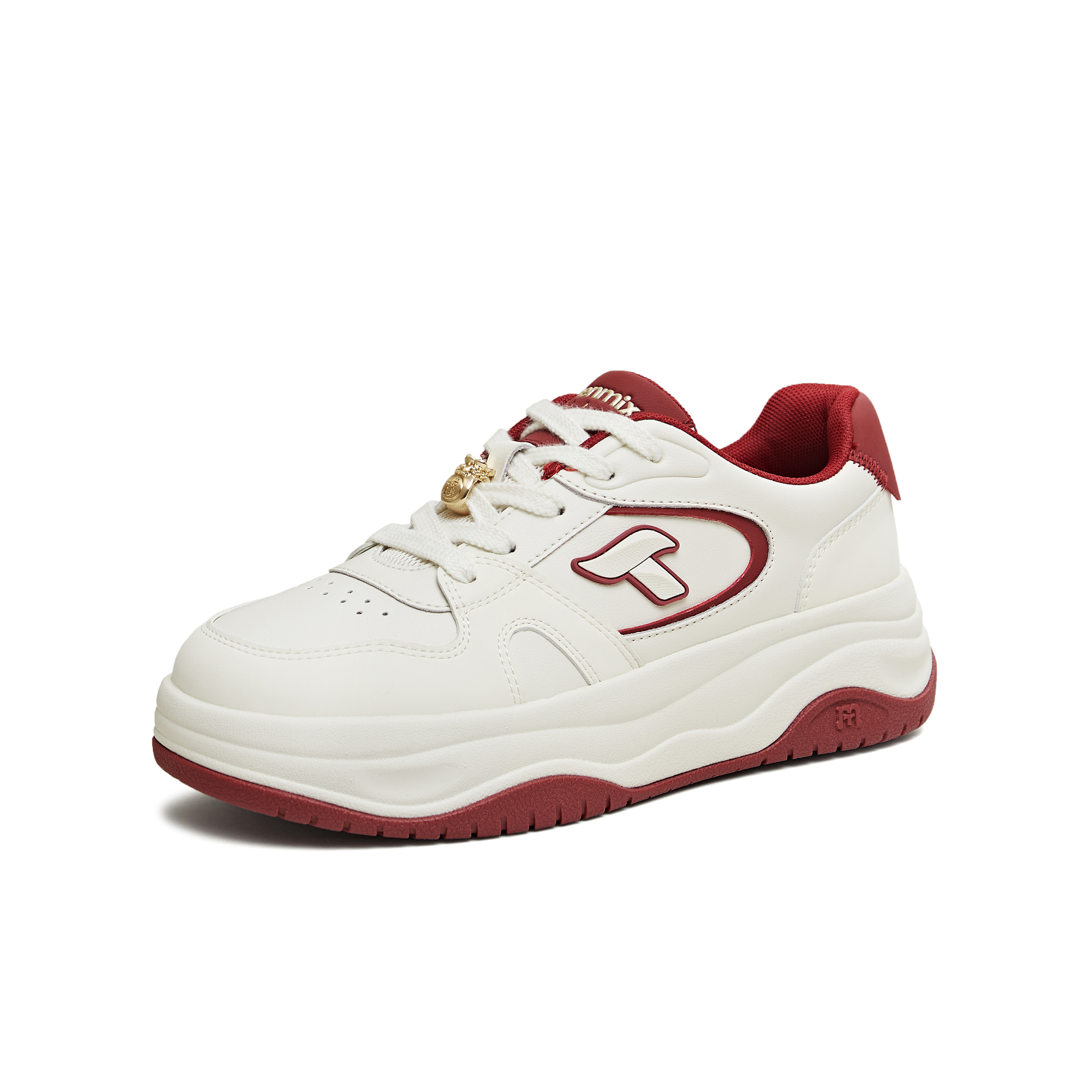 天美意2026春新款商场同款休闲百搭厚底小白鞋女板鞋CAH21AM6