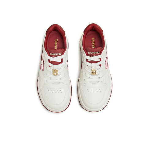 天美意2026春新款商场同款休闲百搭厚底小白鞋女板鞋CAH21AM6