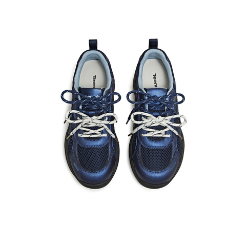 天美意2026春新款商场同款复古双鞋带阿甘鞋女德训鞋BM471AM6