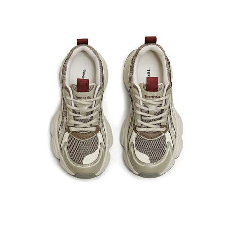 天美意2026春新款商场同款运动网面拼接老爹鞋女休闲鞋BM501AM6