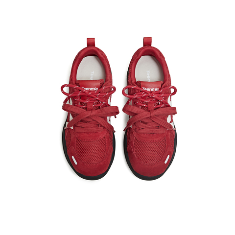 天美意2026春新款商场同款复古双鞋带阿甘鞋女德训鞋BM471AM6