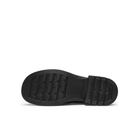 天美意2026春新款商场同款厚底一脚蹬乐福鞋时尚女皮鞋BK381AA6