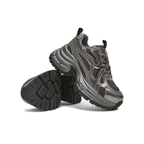 天美意2026春新款商场同款厚底系带运动户外女老爹鞋BM191AM6