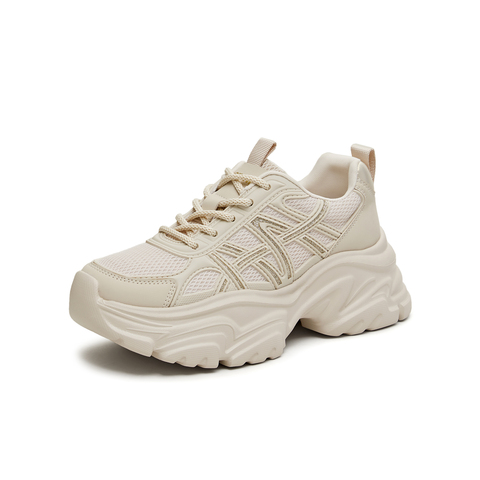 天美意2026春新款商场同款系带老爹鞋时尚潮流女休闲鞋BM531AM6