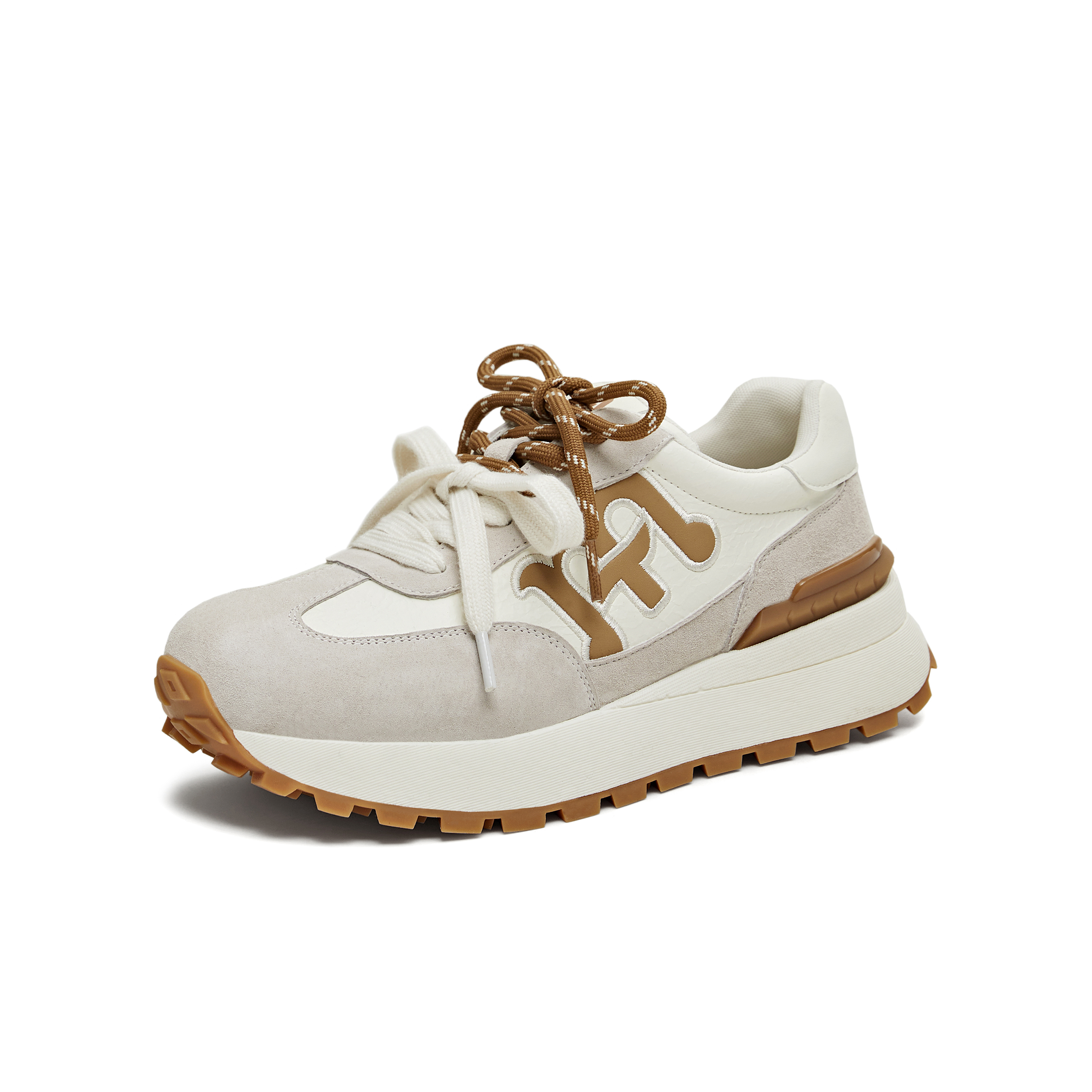 天美意2026春新款商场同款厚底复古百搭阿甘鞋女德训鞋BM601AM6