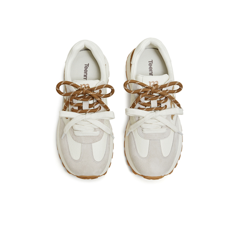 天美意2026春新款商场同款厚底复古百搭阿甘鞋女德训鞋BM601AM6