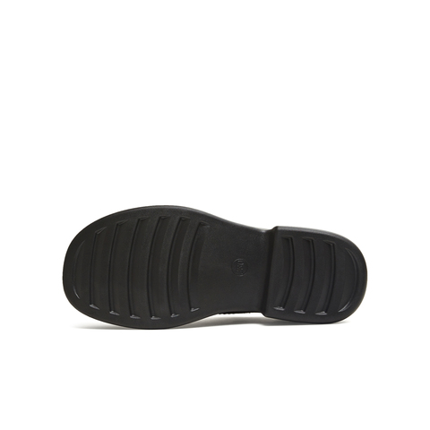 天美意2026春新款厚底时尚英伦布洛克学院女乐福鞋KE085AM6