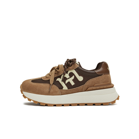 天美意2026春新款商场同款厚底复古百搭阿甘鞋女德训鞋BM601AM6