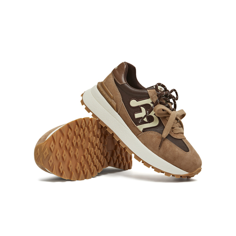 天美意2026春新款商场同款厚底复古百搭阿甘鞋女德训鞋BM601AM6